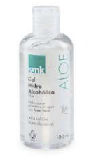 Gel hidroalcohólico con aloe vera SMK · 100 ml